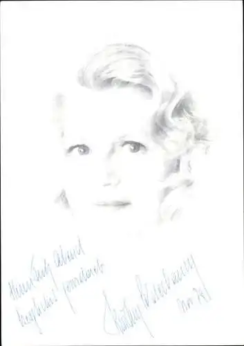 Ak Schauspielerin Kristina Söderbaum, Portrait, Autogramm