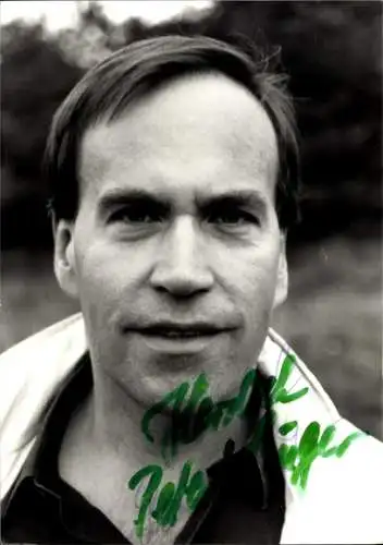 Ak Schauspieler Peter Singer, Portrait, Autogramm