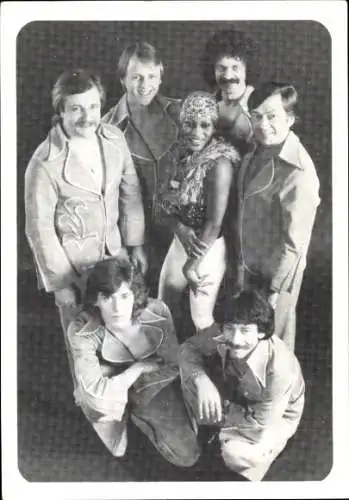 Ak Schauspieler und Sänger Didi Davis Show-Band, Gruppenbild, Autogramm