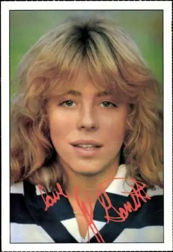 Ak Schauspieler und Sänger Leif Garrett, Portrait, Autogramm