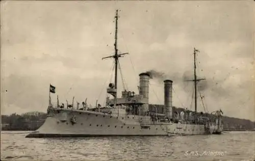 Ak Deutsches Kriegsschiff, SMS Ariadne, Kleiner Kreuzer