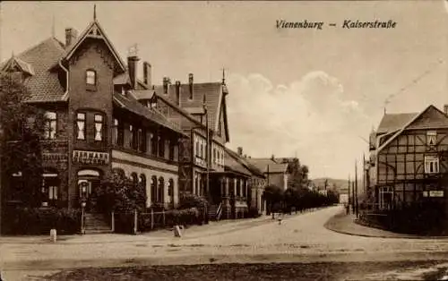 Ak Vienenburg Goslar am Harz, Kaiserstraße, Geschäft
