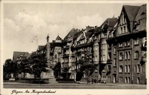Ak Głogów Glogau Schlesien, Kriegerdenkmal