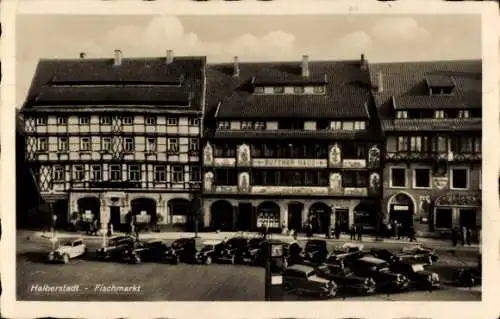 Ak Halberstadt am Harz, Fischmarkt, Büttner Haus