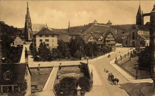 Ak Esslingen am Neckar, Agnesbrücke