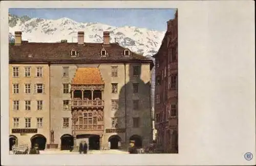 Ak Innsbruck in Tirol, Goldenes Dachel