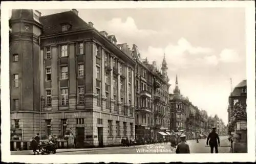 Ak Gleiwitz Schlesien, Wilhelmstraße