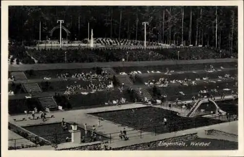 Ak Głuchołazy Zdrój Bad Ziegenhals Schlesien, Waldbad