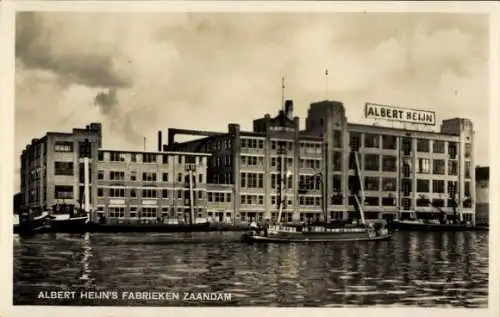 Ak Zaandam Zaanstad Nordholland, Albert Heijn's Kaffee-Fabrik