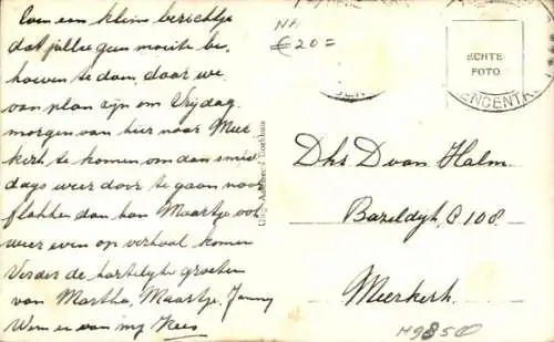 Ak Aalsmeer Nordholland Niederlande, Uiterweg