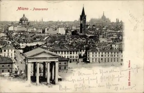Ak Milano Mailand Lombardia, Panorama