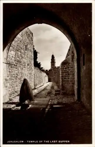 Ak Jerusalem Israel, Tempel des Letzten Abendmahles