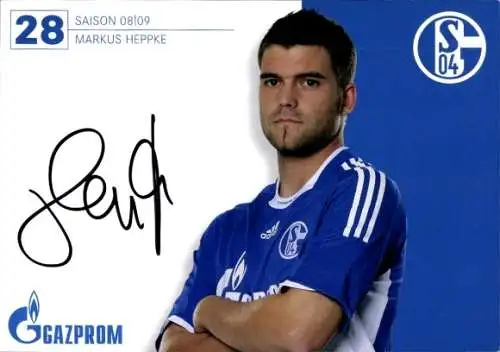Autogramm Fußball, Markus Heppke, Schalke 04 Gelsenkirchen