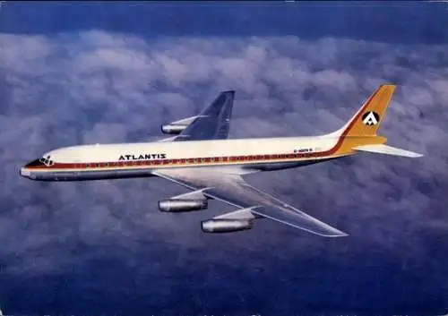 Ak Passagierflugzeug Atlantis, DC-8-33