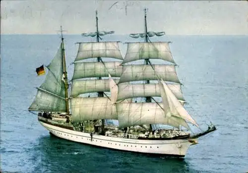 Ak Segelschulschiff Gorch Fock, Bundesmarine