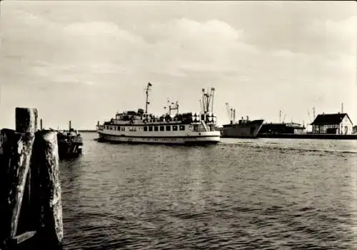 Ak Fahrgastschiff MS Seebad Binz