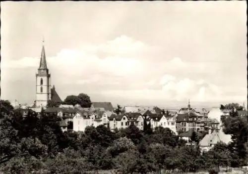 Ak Oberursel im Taunus Hessen, Teilansicht, Kirchturm