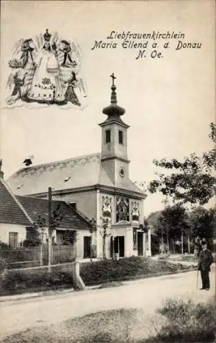 Ak Maria Ellend Niederösterreich, Liebfrauenkirchlein, Gnadenbild