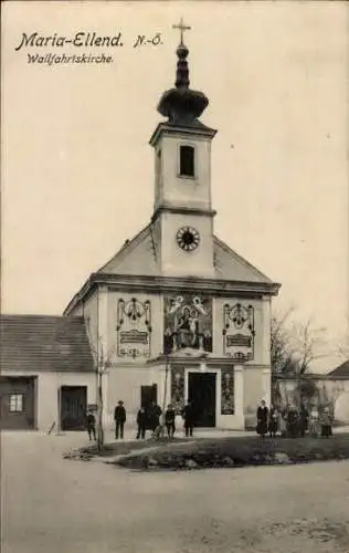 Ak Maria Ellend Niederösterreich, Wallfahrtskirche