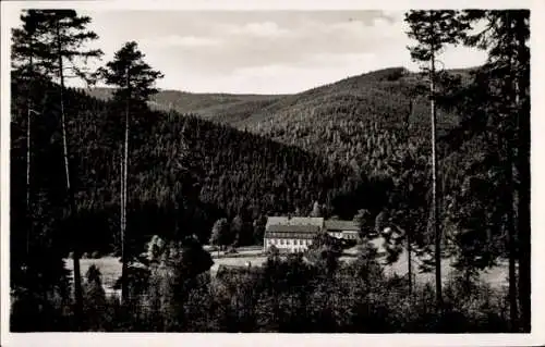 Ak Erlbach im Vogtland, Kinderheim Tannenmühle, Landesgemeindetal