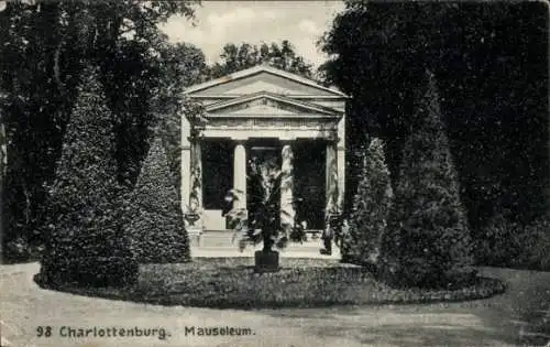 Ak Berlin Charlottenburg, Mausoleum