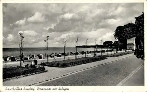 Ak Ostseebad Niendorf Timmendorfer Strand, Promenade, Anlagen