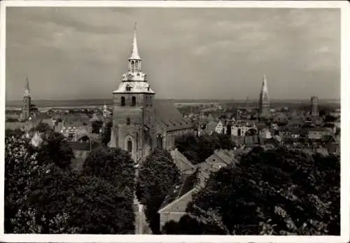 Ak Lüneburg in Niedersachsen, Blick vom Kalkberg, Ortsansicht