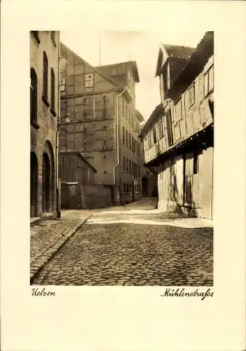 Ak Uelzen in Niedersachsen, Mühlenstraße
