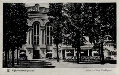 Ak Salzelmen Schönebeck an der Elbe, Parkhaus