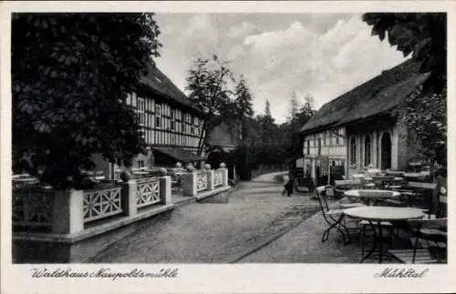 Ak Eisenberg in Thüringen, Mühltal, Waldhaus Naupoldsmühle