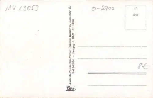 Ak Schwerin in Mecklenburg, Panorama, Kirche