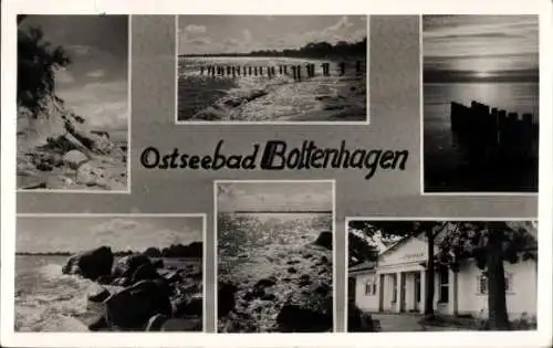 Ak Ostseebad Boltenhagen, Strand, Teilansichten