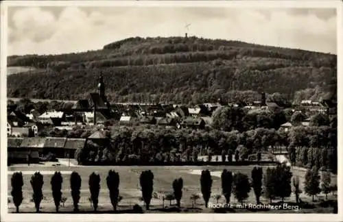 Ak Rochlitz an der Mulde Sachsen, Gesamtansicht, Rochlitzer Berg