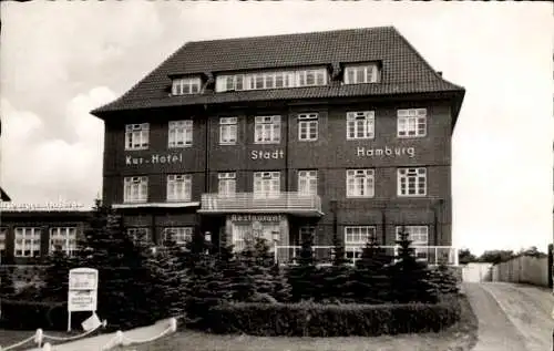 Ak Nordseebad Sankt Peter Ording, Kurhotel Stadt Hamburg