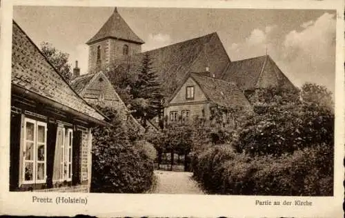 Ak Preetz in Holstein, Kirche
