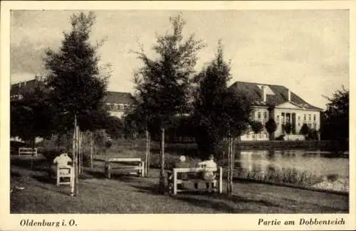 Ak Oldenburg in Oldenburg, Dobbenteich