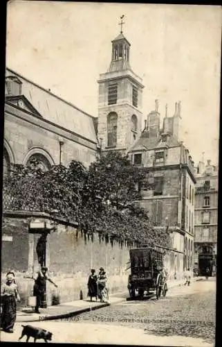 Ak Paris IV, Kirche Notre Dame des Blancs-Manteaux