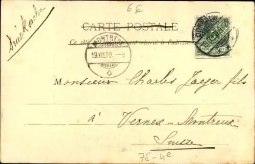 Ak Paris IV, St.-Jacques-Turm