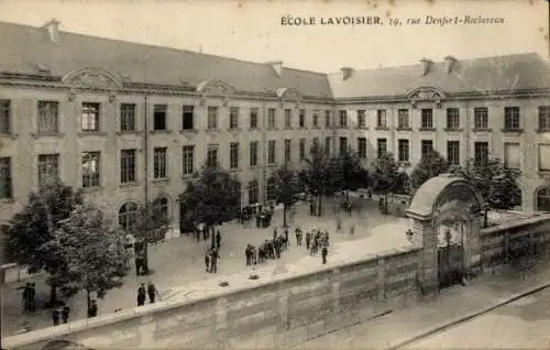 Ak Paris V, Ecole Lavoisier, Rue Denfert-Rochereau