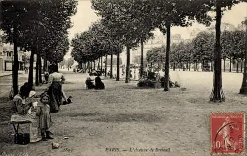 Ak Paris VII, Avenue de Breteuil