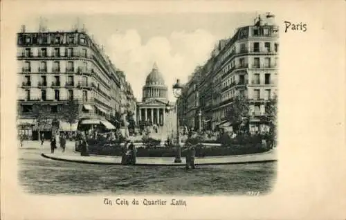 Präge Ak Paris V, Quartier Latin, Pantheon