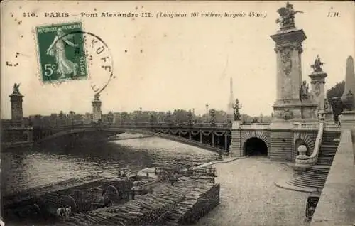 Ak Paris VIII, Pont Alexandre III