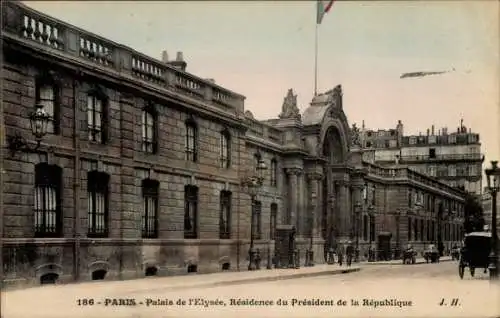 Ak Paris VIII, Palais de l'Élysée, Residenz des Präsidenten der Republik