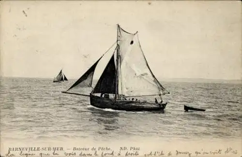 Ak Barneville-sur-Mer Manche, Fischerboote