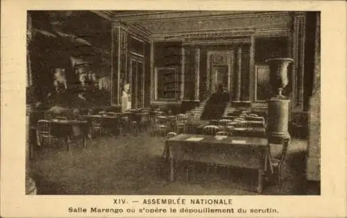 Ak Paris VII, Nationalversammlung, Marengo-Saal