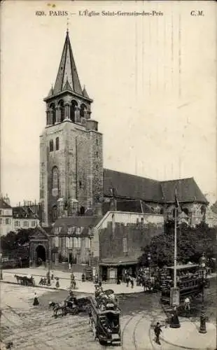 CPA Paris VI, Eglise Saint-Germain-des-Prés