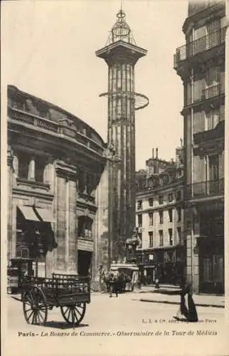 Ak Paris VI, Bourse de Commerce, Observatoire de la Tour de Medicis