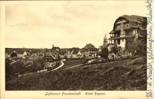 Ak Freudenstadt im Schwarzwald, Hotel Rappen