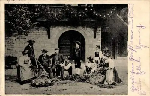 Ak Karlsruhe in Baden, Huldigungsfestspiele 1910, Badische Leibgrenadier-Vereine, Hauptdarsteller