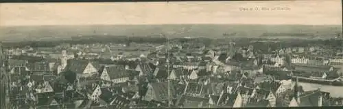 Klapp Ak Ulm an der Donau, Stadtpanorama